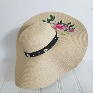 None | Accessories | Floopy Straw Hat Womens Wide Brim  display picture 2